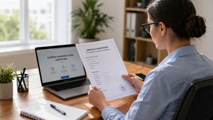 certificat constatator online onrc