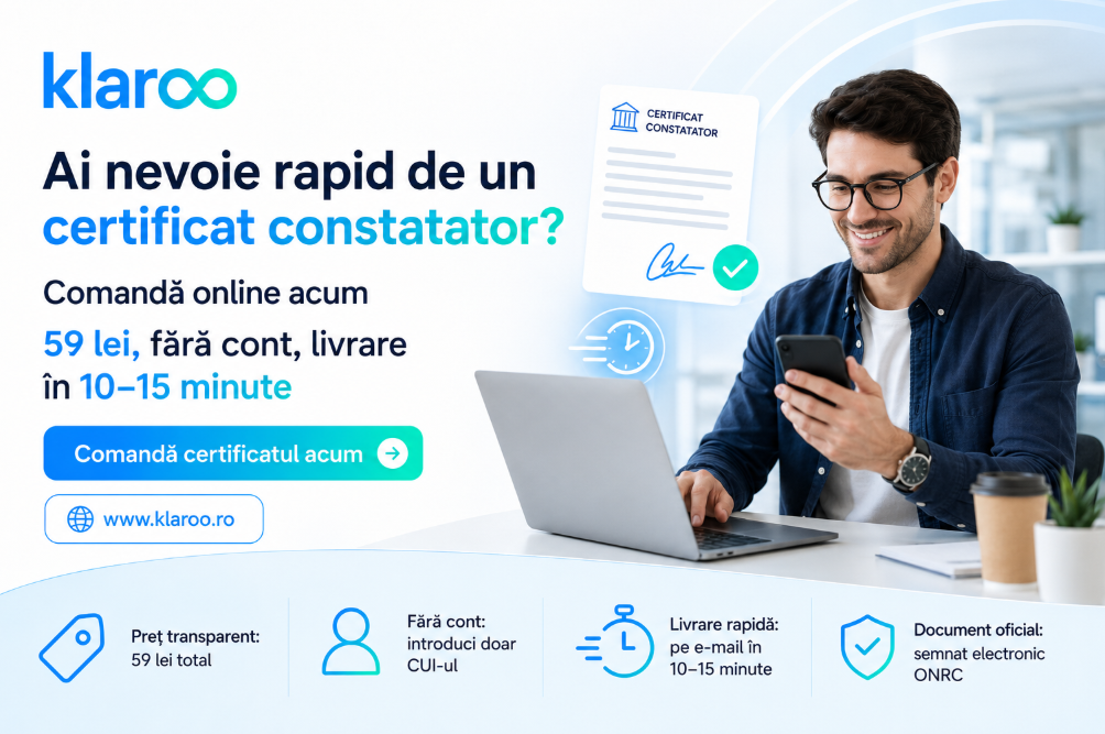 certificat constatator online